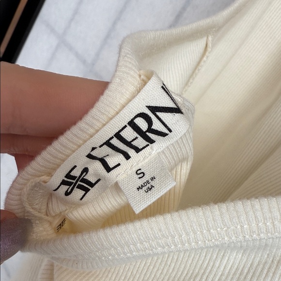 NWT Eterne halter top in cream - Picture 3 of 3